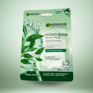 Garnier Green Tea Skin Naturals Purifying Hydration Serum Mask