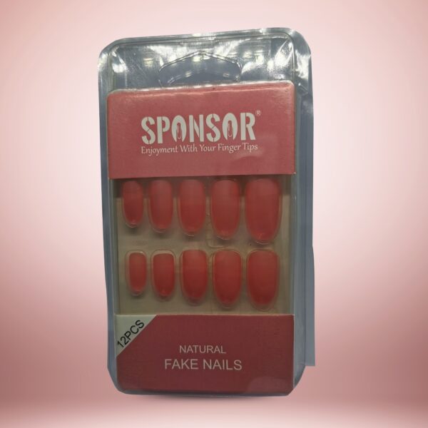 SPONSOR Natural Fake Nails - 12 PCS Set - Image 8