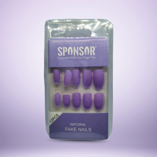 SPONSOR Natural Fake Nails - 12 PCS Set - Image 22