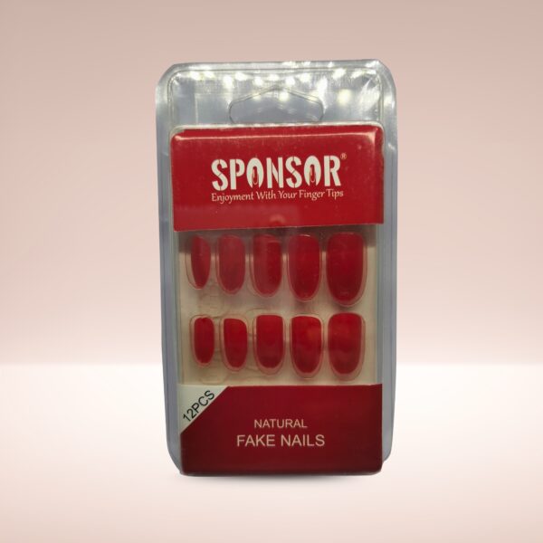 SPONSOR Natural Fake Nails - 12 PCS Set - Image 16