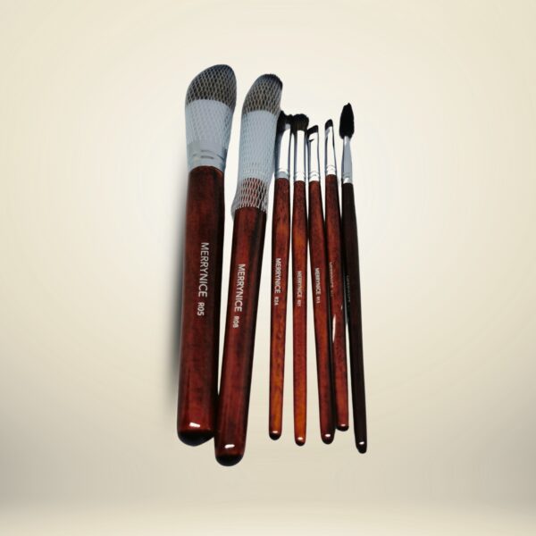 MERRYNICE Manisha 7 PCS Professional Makeup Brush Set - Image 2