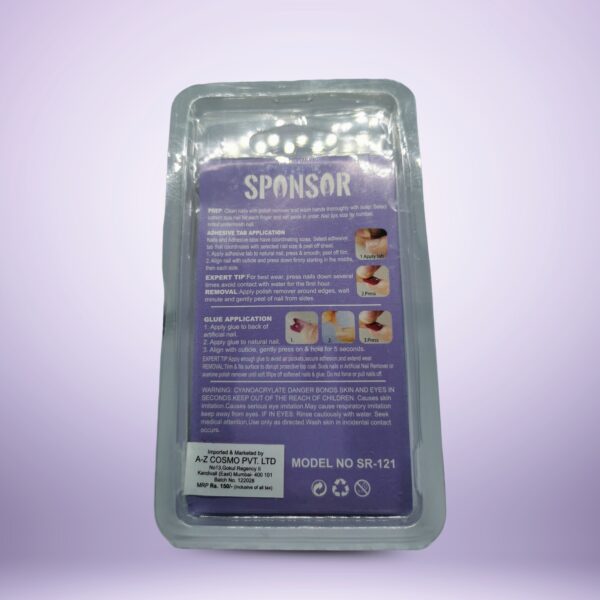 SPONSOR Natural Fake Nails - 12 PCS Set - Image 20