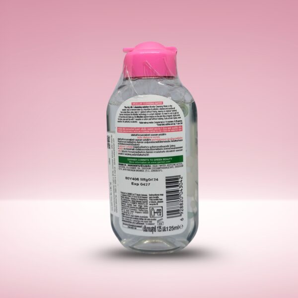 Garnier Skin Naturals Micellar Cleansing Water All-in-1  - 125ml - Image 3