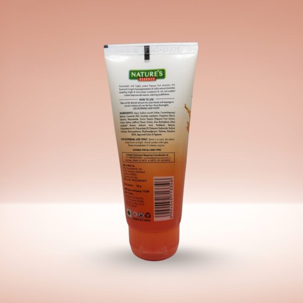 Anti Pigmentation Papaya Gel Facewash with Saffron - Image 2