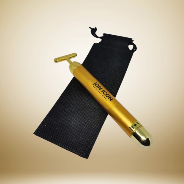 JONICON PROFESSIONAL Gold T-Bar Electric Facial Massager - Image 4