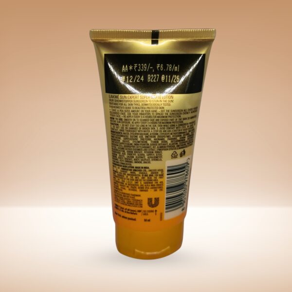 Lakmé 9to5 Sun Expert Super Matte Sunscreen Lotion - Image 3