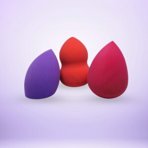 Sweet Beauty Makeup Sponge Set - 3 Soft Puffs