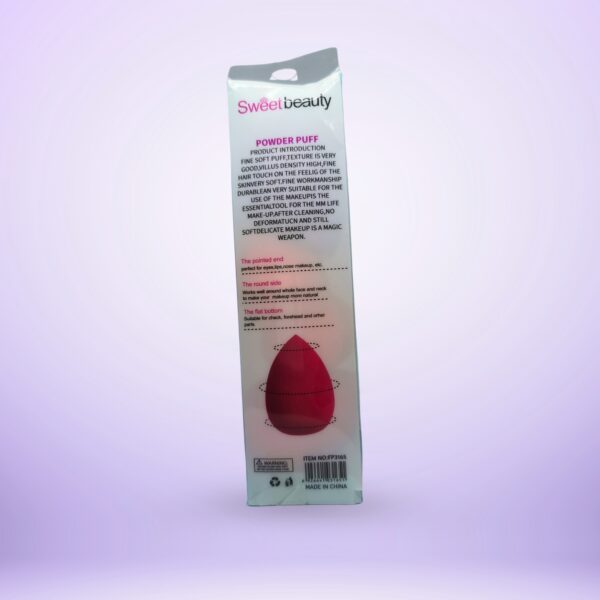 Sweet Beauty Makeup Sponge Set - 3 Soft Puffs - Image 6