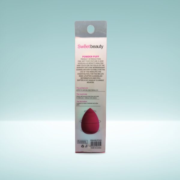Sweet Beauty Makeup Sponge Set - 3 Soft Puffs - Image 3