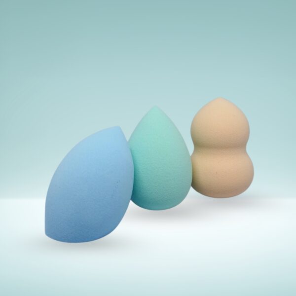 Sweet Beauty Makeup Sponge Set - 3 Soft Puffs - Image 5