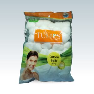 Tulips Cotton Balls - 50 Pieces