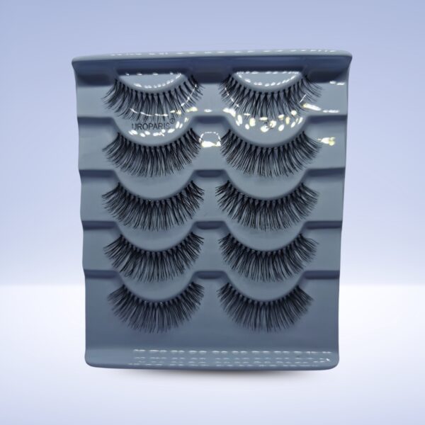 Uroparis Professional False Eyelashes - 5 Pair Pack - Image 8