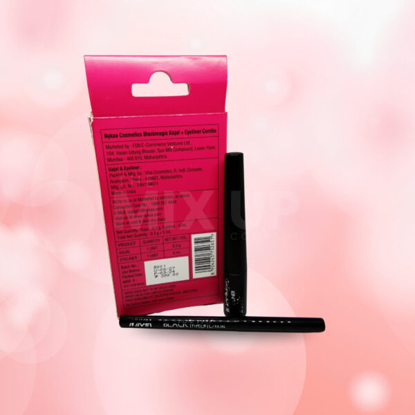 Nykaa Cosmetics Black Magic Kajal + Eyeliner Combo - The Mix Up Company