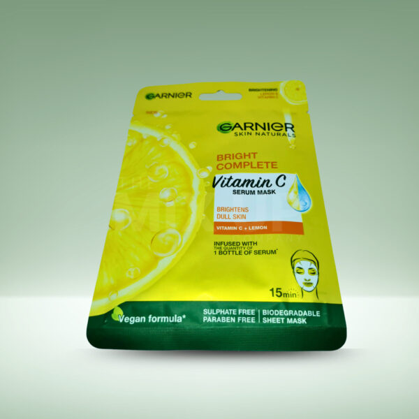Garnier Skin Naturals Bright Complete Vitamin C Serum Mask - The Mix Up Company