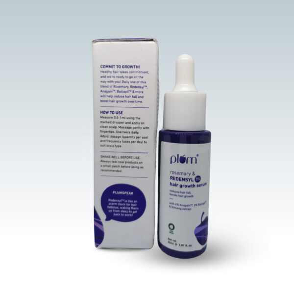Plum Rosemary & Redensyl 3% Hair Growth Serum - 30ml - Image 2