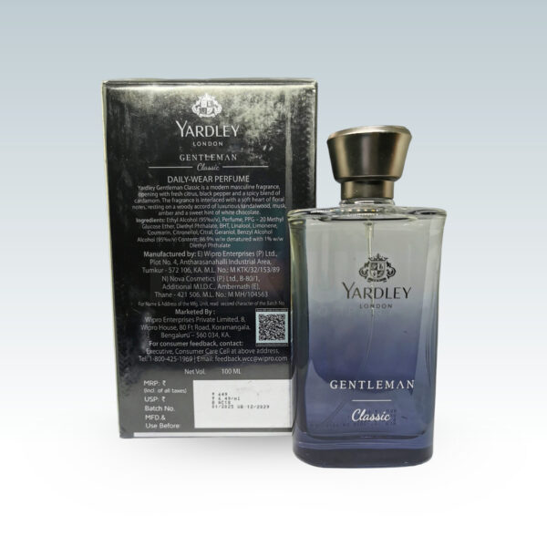 Yardley London Gentleman Classic Daily-Wear Perfume For Men - Image 3