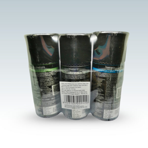 Gentleman Body Spray Collection for Men - Pack of 3 - Image 3