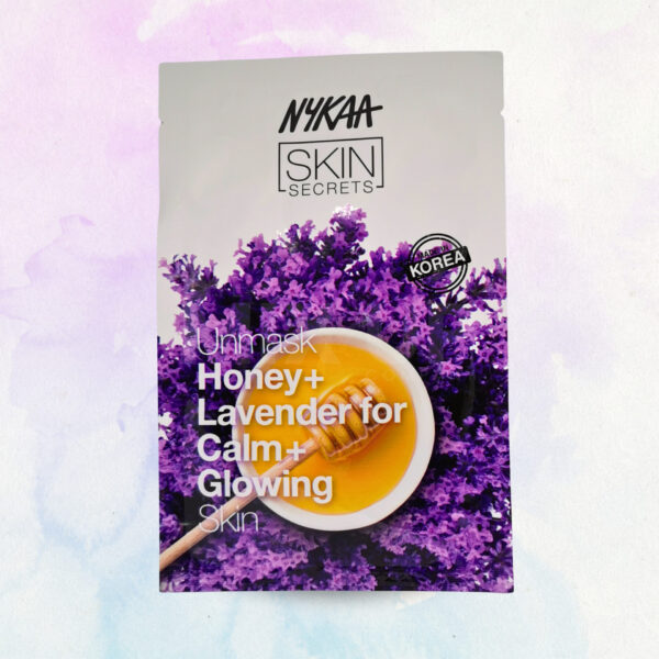 Nykaa Skin Secrets & Naturals Sheet Mask - Honey Lavender - 20ml - The Mix Up Company
