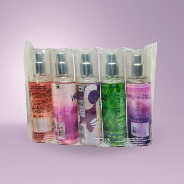 Layer'r Wottagirl! Body Splash Combo Pack of 5 (60ml Each)
