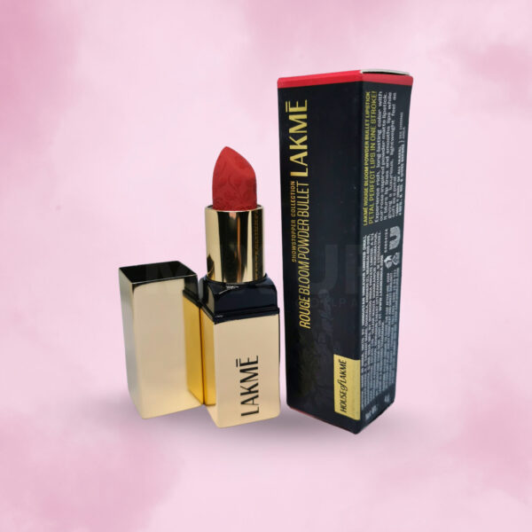 Lakmé Rouge Bloom Powder Bullet Scarlet Rose - Image 2