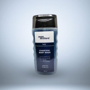 Man Matters Charcoal Body Wash with 5% Niacinamide & Menthol
