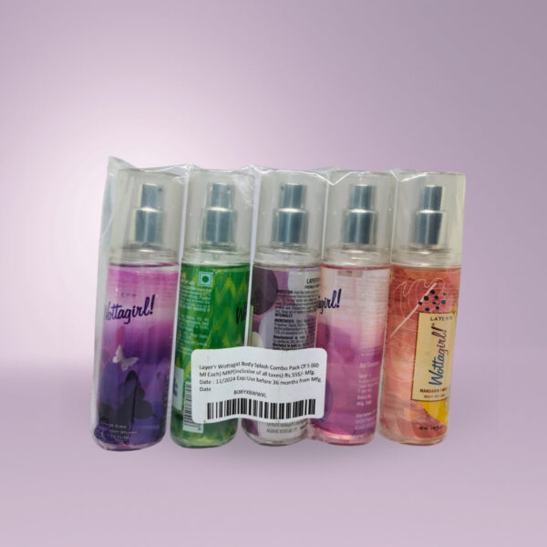Layer'r Wottagirl! Body Splash Combo Pack of 5 (60ml Each) - Image 2