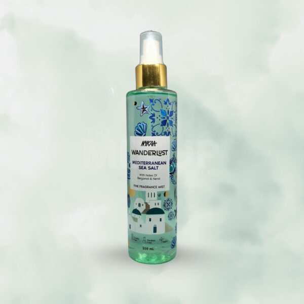 NYKAA Wanderlust Fragrance Mist - Mediterranean Sea Salt - 200ml - The Mix Up Company