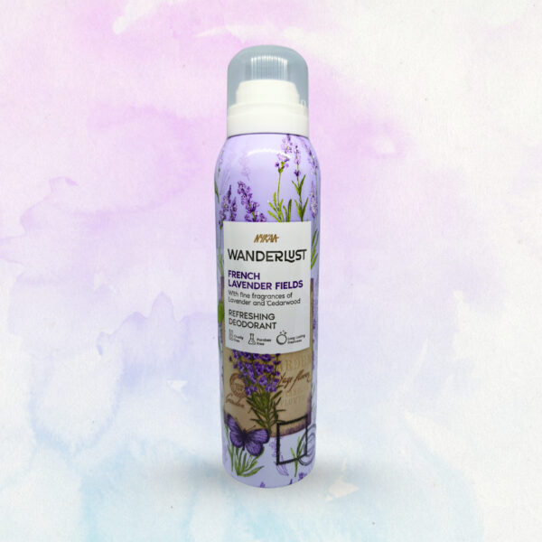 Nykaa Wanderlust 48hr Active Deodorant - 150ml - French Lavender - The Mix Up Company