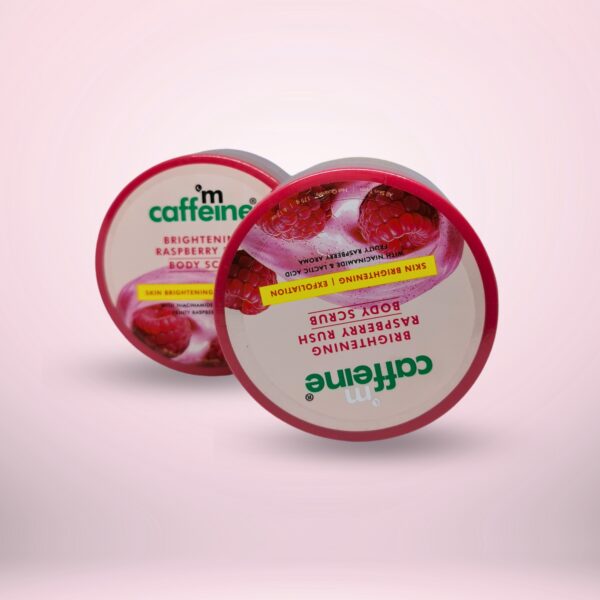 mCaffeine Brightening Raspberry Rush Body Scrub - Image 2