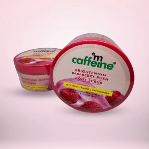 mCaffeine Brightening Raspberry Rush Body Scrub