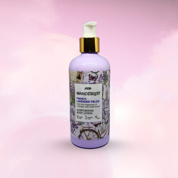 Nykaa Wanderlust Moisturizing Body Lotion - 300ml - French Lavender Fields - The Mix Up Company
