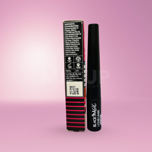 Nykaa Black Magic Liquid Liner - Deep Black - Image 3