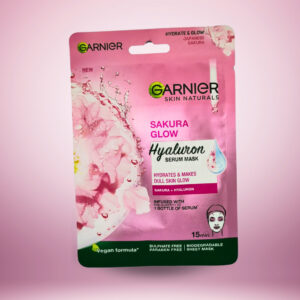 Garnier Skin Naturals Sakura Glow Hyaluron Serum Mask - The Mix Up Company