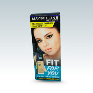 Maybelline Fit Me Matte Foundation + Free Colossal Kajal Combo - The Mix Up Company