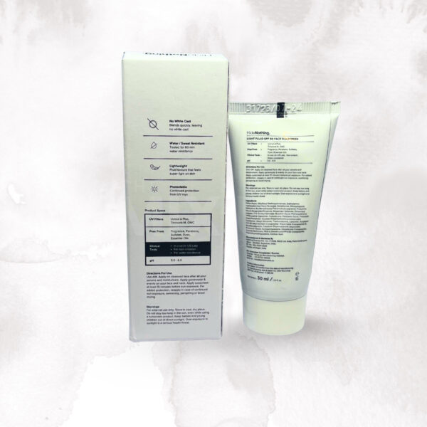 Minimalist Light Fluid SPF 50 Sunscreen -30 ml - Image 3
