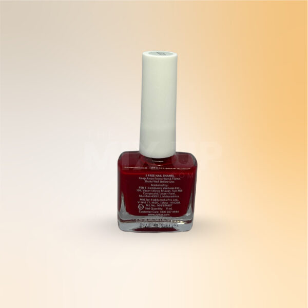 Nykaa Insta Dry Nail Enamel - Reeling Red 337 - Image 2