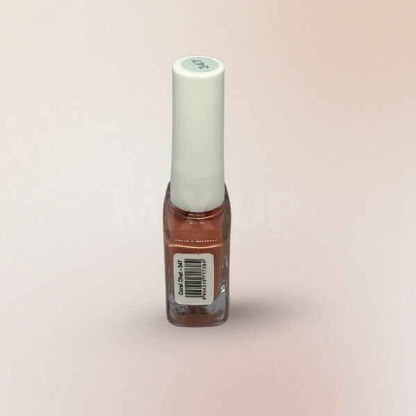Nykaa Nail Enamel - Coral Chat - 347 - 9ml - Image 3