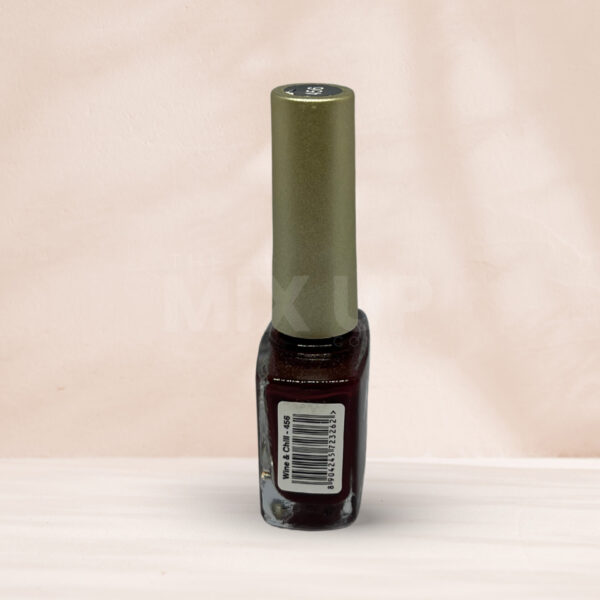 Nykaa Nail Enamel- Wine & Chill-456-9ml - Image 3