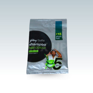 Godrej Selfie Shampoo Hair Colour - Natural Black 1 (10ml Sachet)