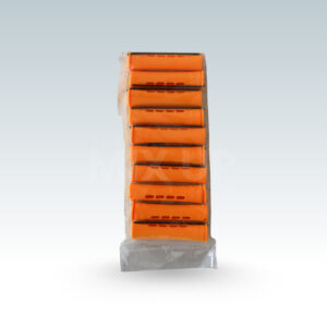 Professional Salon Perm Rods - Orange (10-Pack)
