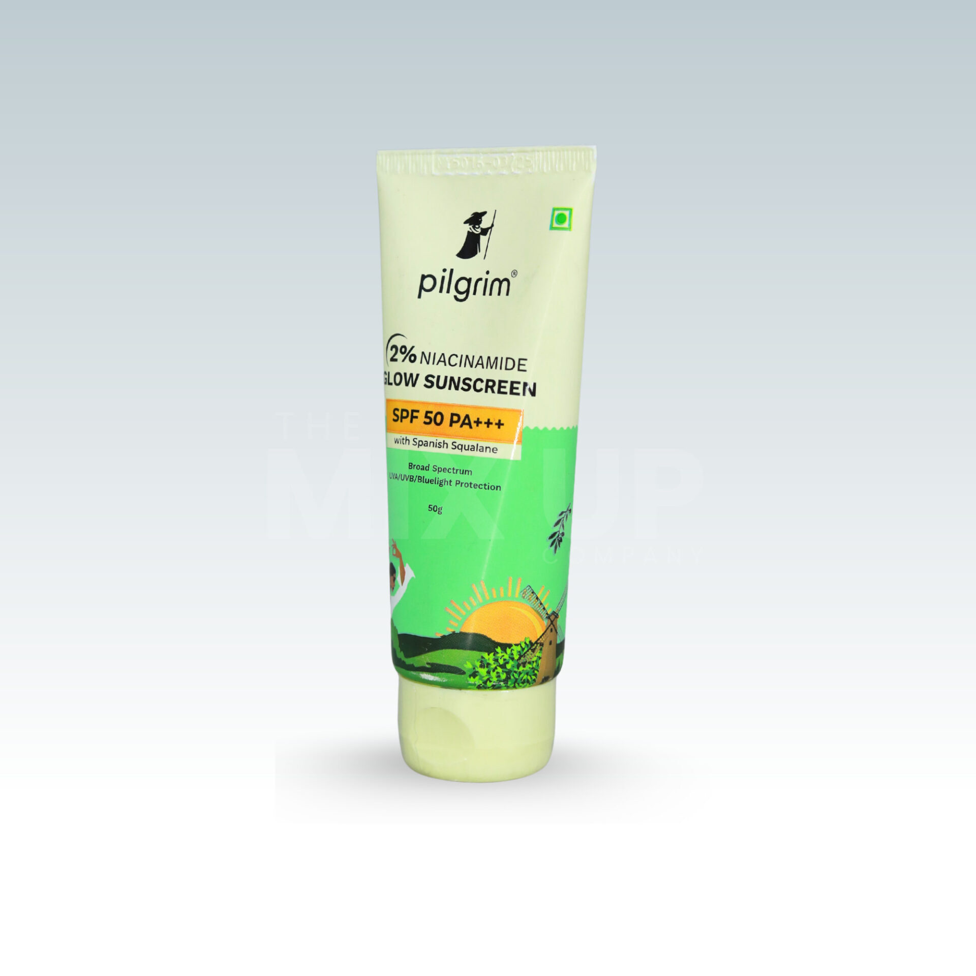 Pilgrim 2% Niacinamide Glow Sunscreen SPF 50 PA+++ 50g - Image 2