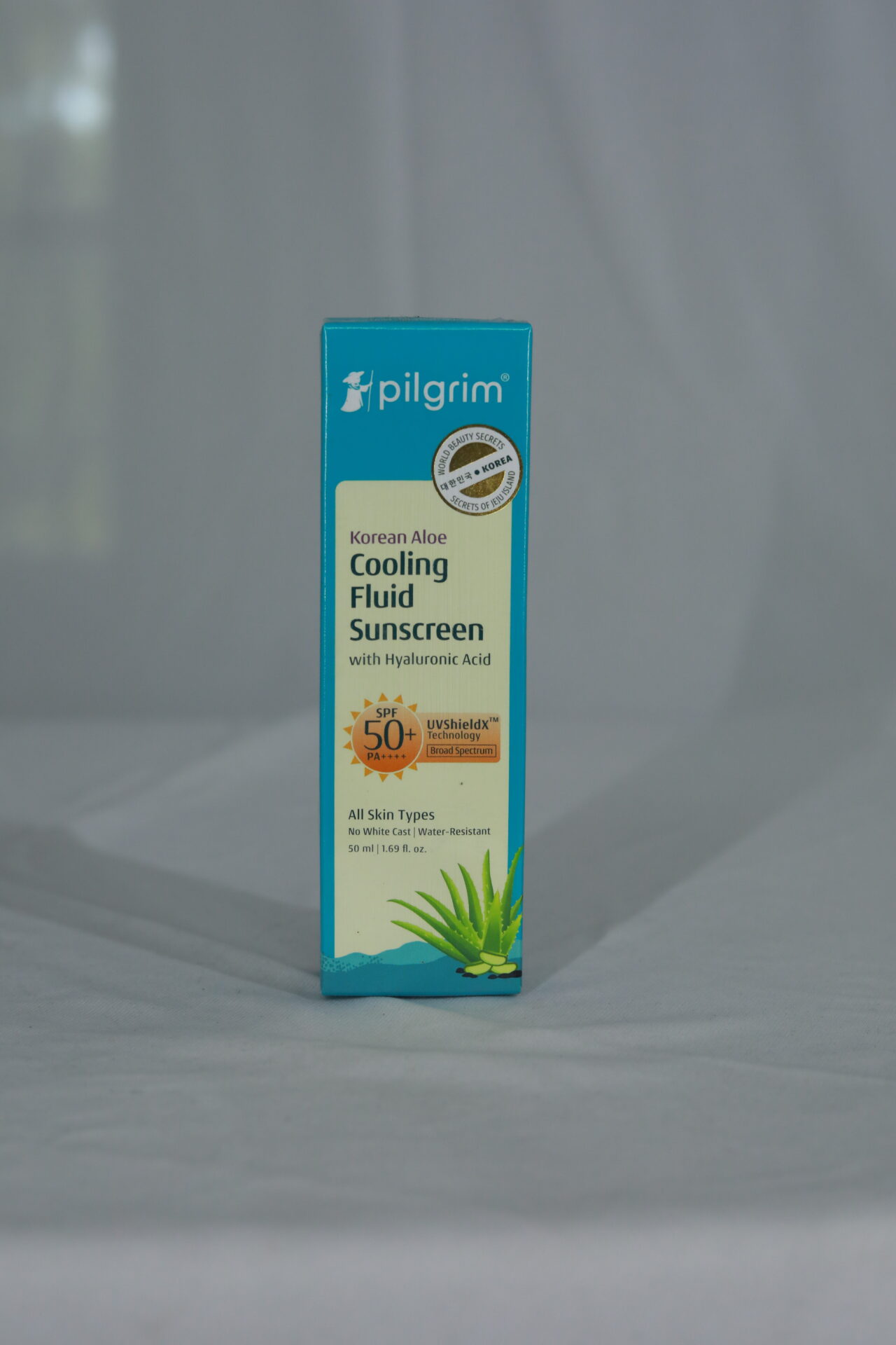 Pilgrim Korean Aloe Cooling Fluid Sunscreen SPF 50+