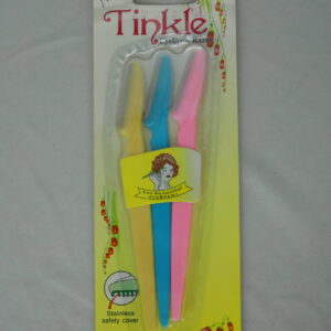 Tinkle Eyebrow & Facial Razor Set – 3 Pcs