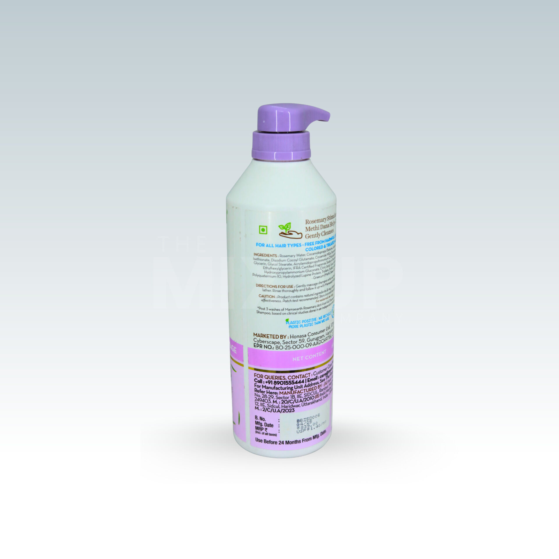 Mamaearth Rosemary Anti-Hair Fall Shampoo (600 ml) - Image 2