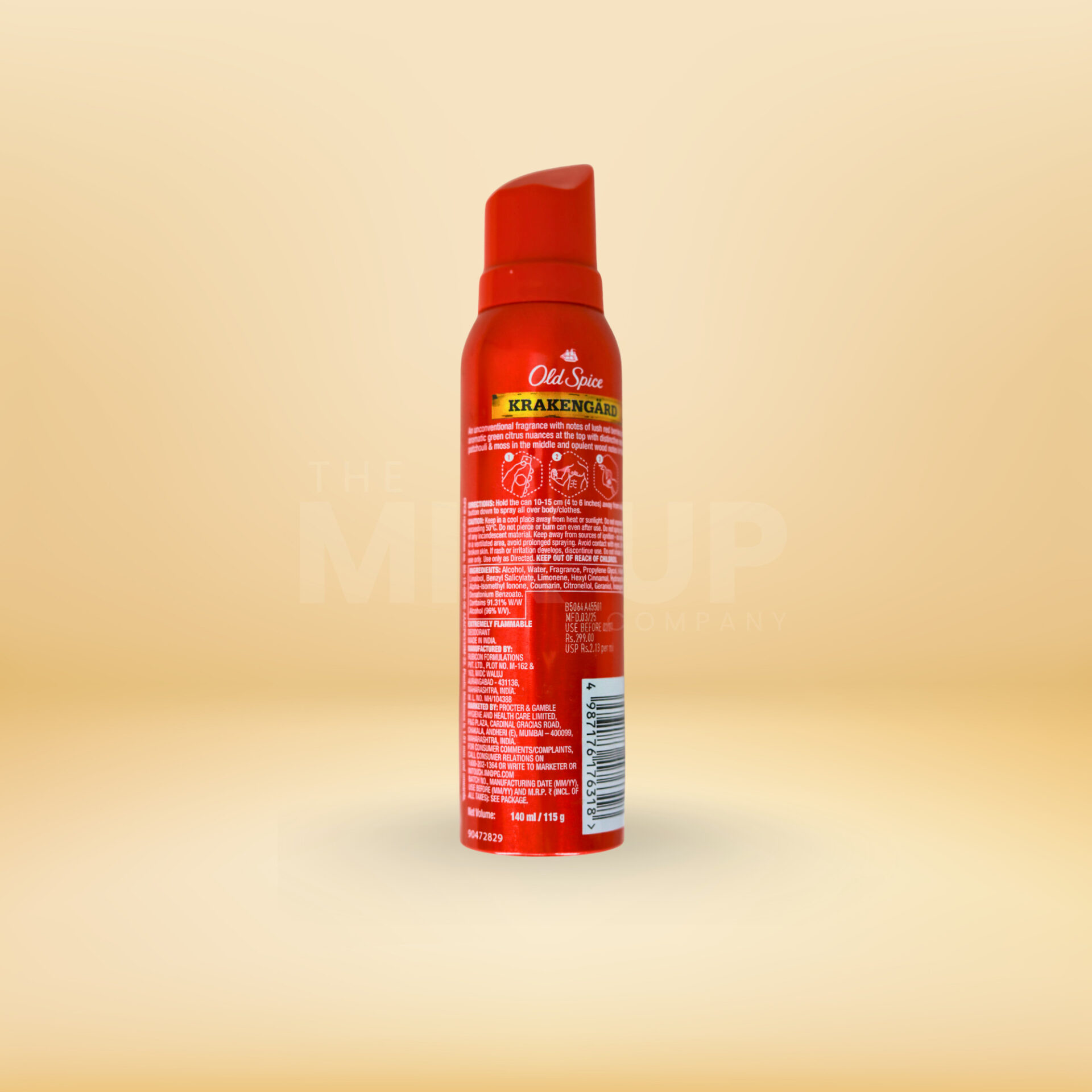 Old Spice Krakengård Body Spray (140ml) - Image 2