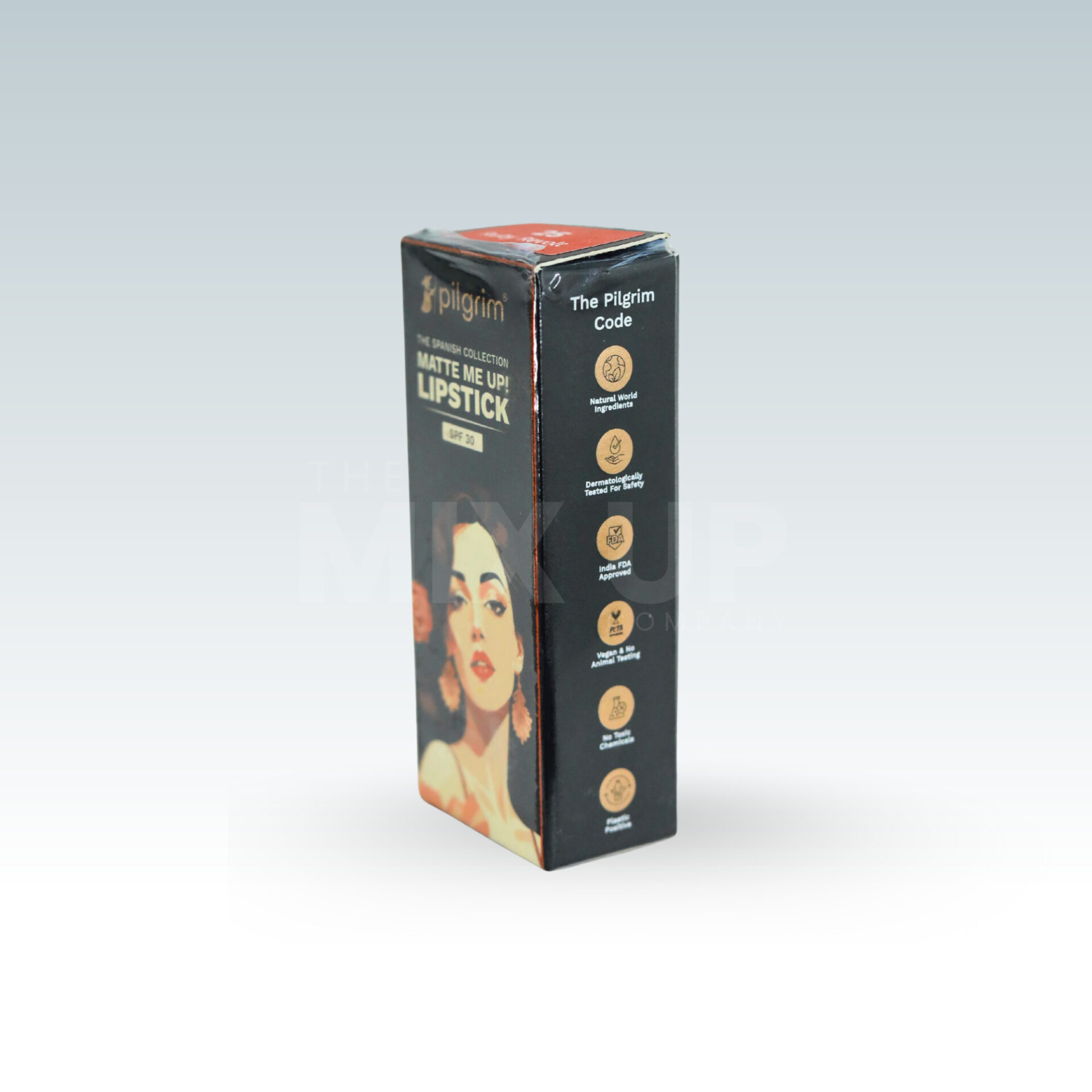 Pilgrim Matte Me Up! 25 Ruby Revolt-Lipstick-SPF 30 - Image 5