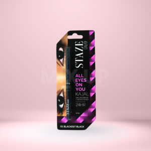 STAZĒ 9to9 Blackest Black Kajal Pencil – 24HR Waterproof